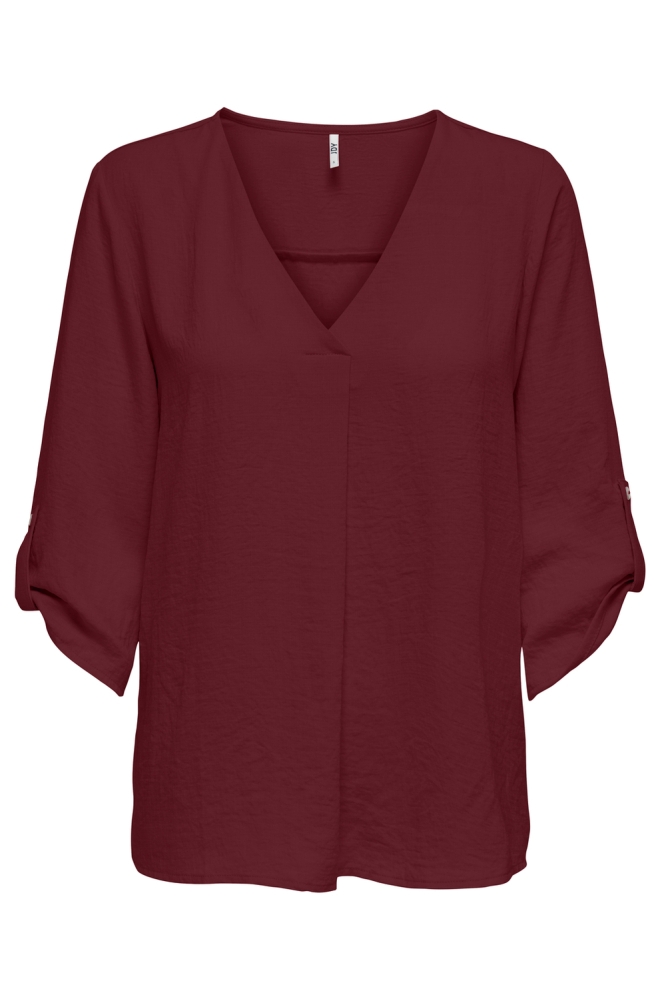 JDYDIVYA LIFE 3/4 TOP WVN NOOS 15226911 CABERNET